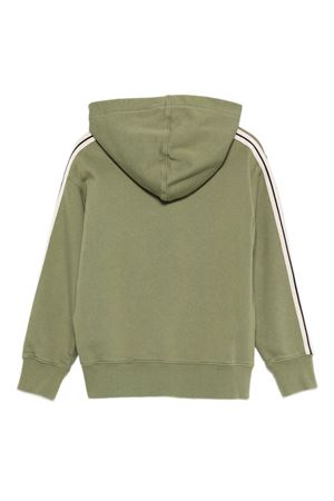 felpa in cotone verde PALM ANGELS KIDS | PBBB012F25FLE0085610